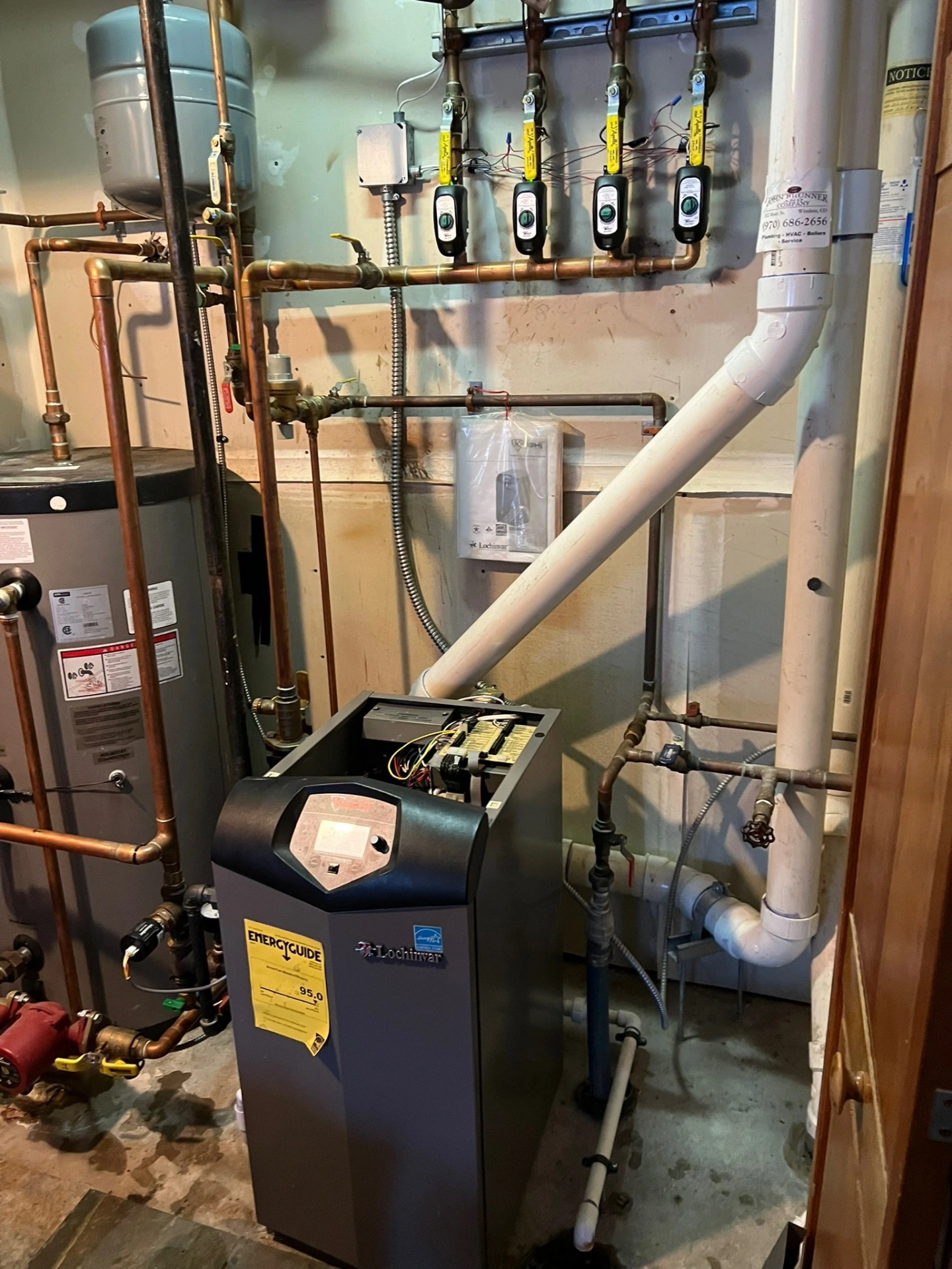 Boiler and hydronic system service